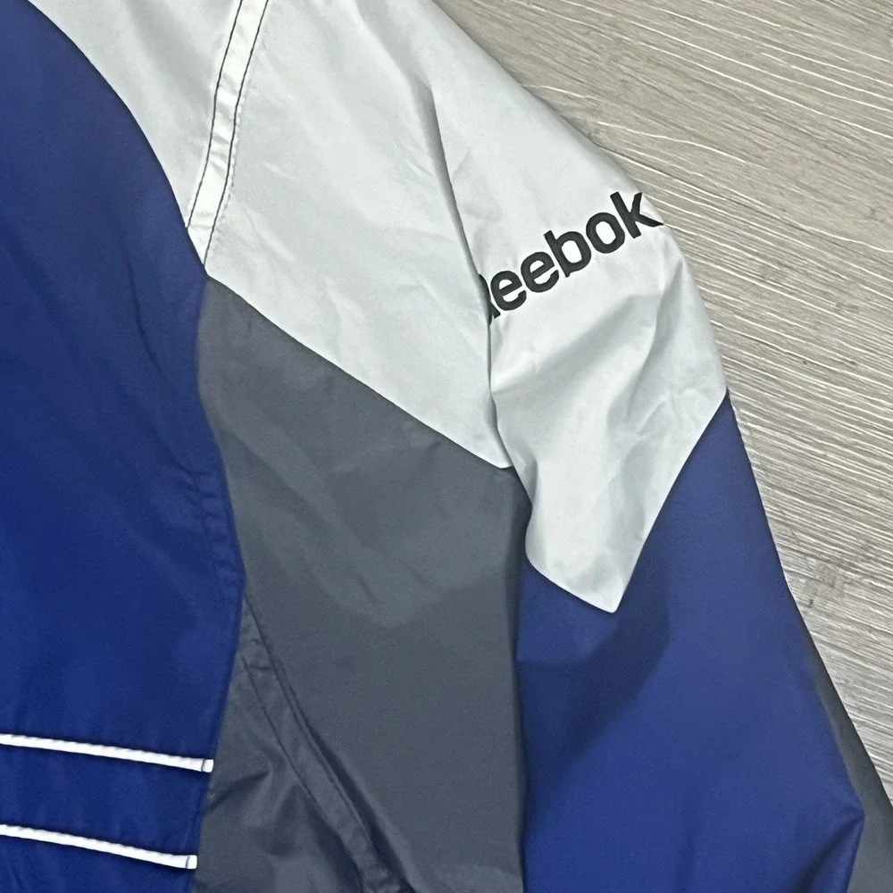 New‎ York Giants Football Reebok SI NFL Team Apparel Jacket X-Large Windbreaker - Picture 3 of 10